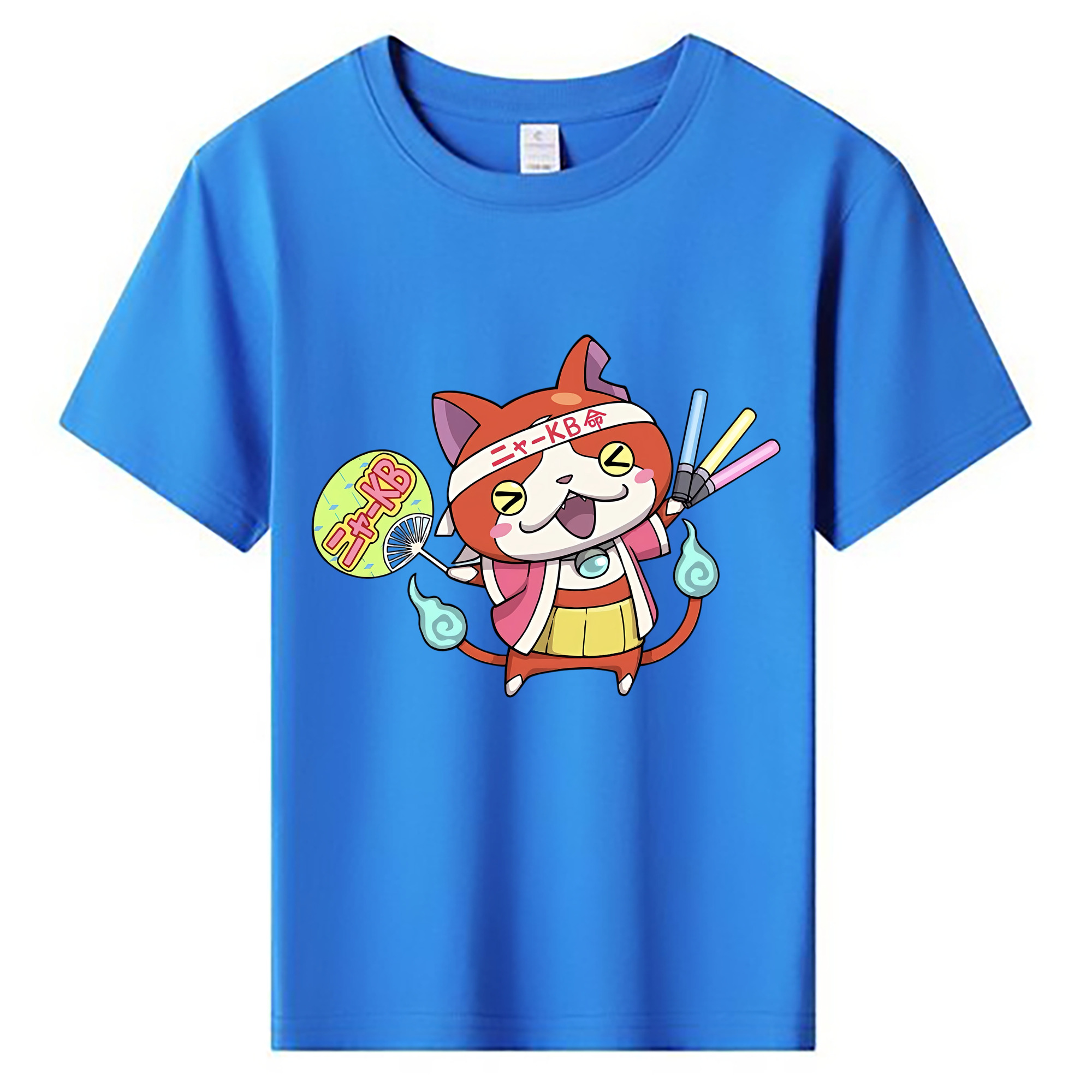 （画像用） 妖怪ウォッチ Yo-kai Watch 綿100％キッズTシャツ（フロントプリント）